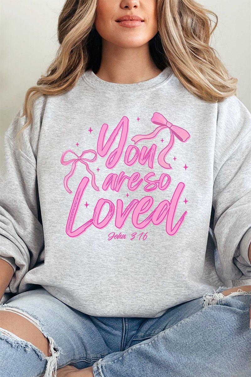 Script So Loved Unisex NuBlend Crew Sweatshirt - Wholesale Accessory Market