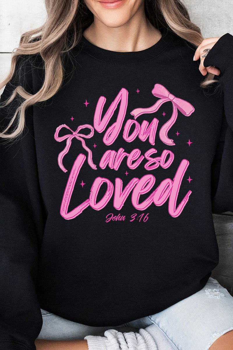 Script So Loved Unisex NuBlend Crew Sweatshirt - Wholesale Accessory Market