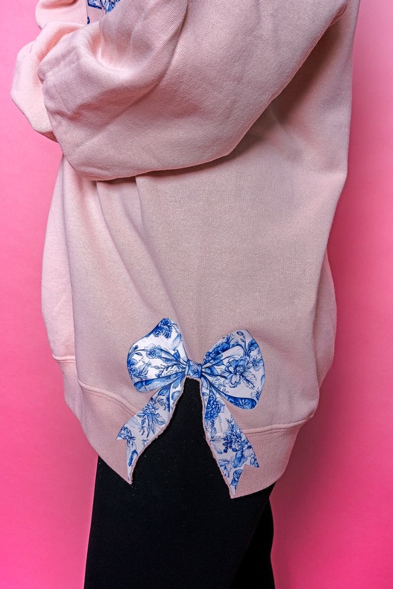 Side Bows Santa's Favorite Chinoiserie Unisex NuBlend Crew Sweatshirt - Wholesale Accessory Market