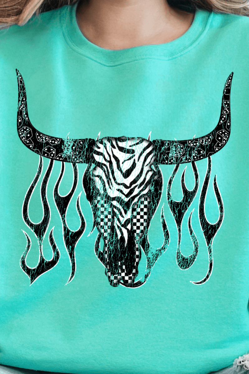 Smokin' Steer Unisex NuBlend Crew Sweatshirt - Wholesale Accessory Market