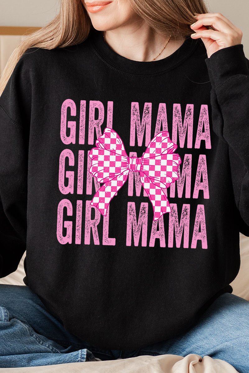 Stacked Coquette Girl Mama Season Unisex NuBlend Crew Sweatshirt - Wholesale Accessory Market