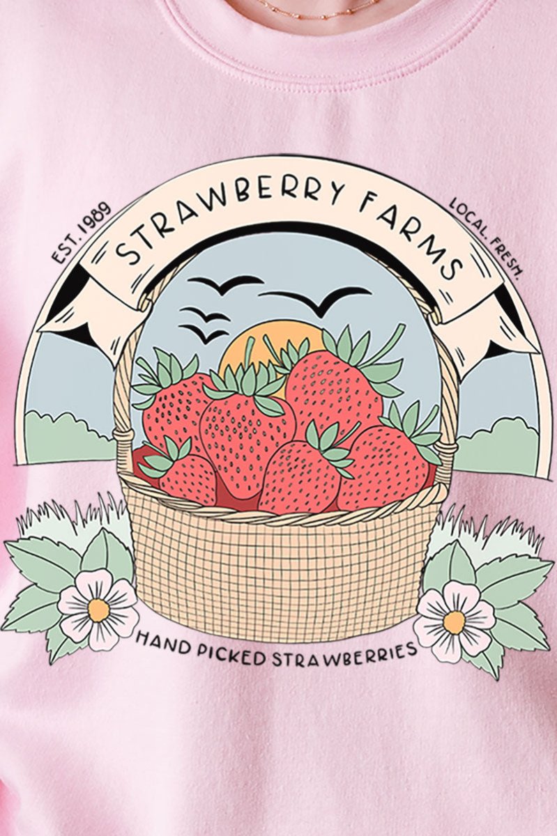 Strawberry Farms Unisex NuBlend Crew Sweatshirt - Wholesale Accessory Market