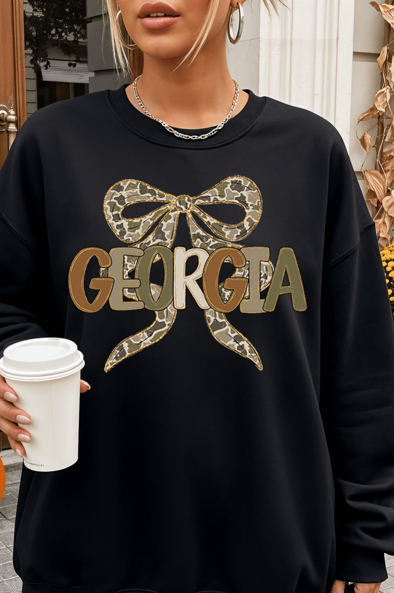 Sweet Home Camo Georgia Unisex NuBlend Crew Sweatshirt - Wholesale Accessory Market