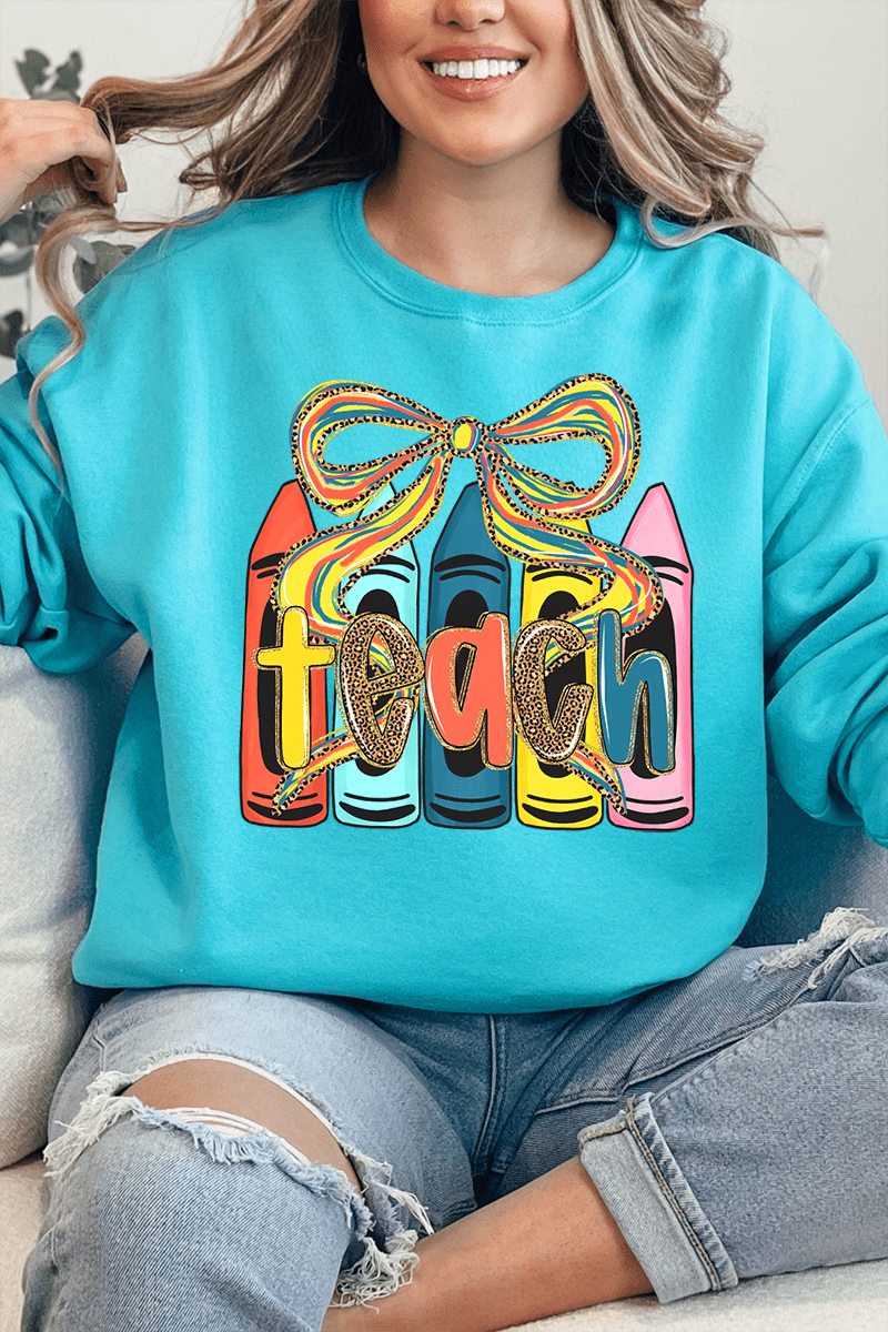 Teach And Tie Unisex NuBlend Crew Sweatshirt - Wholesale Accessory Market
