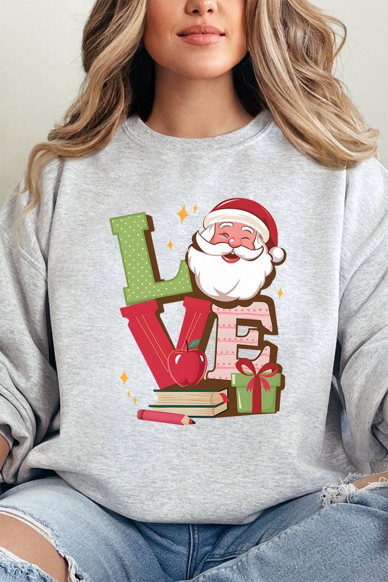 Teacher Love Christmas Unisex NuBlend Crew Sweatshirt - Wholesale Accessory Market