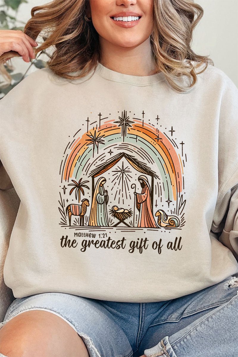 The Greatest Gift Of All Unisex NuBlend Crew Sweatshirt - Wholesale Accessory Market
