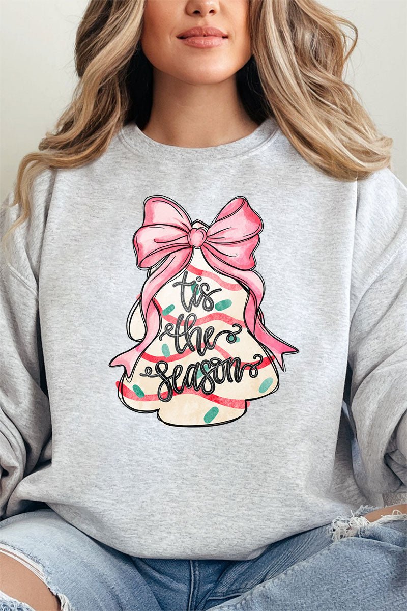 Tis The Season Christmas Cake Unisex NuBlend Crew Sweatshirt - Wholesale Accessory Market