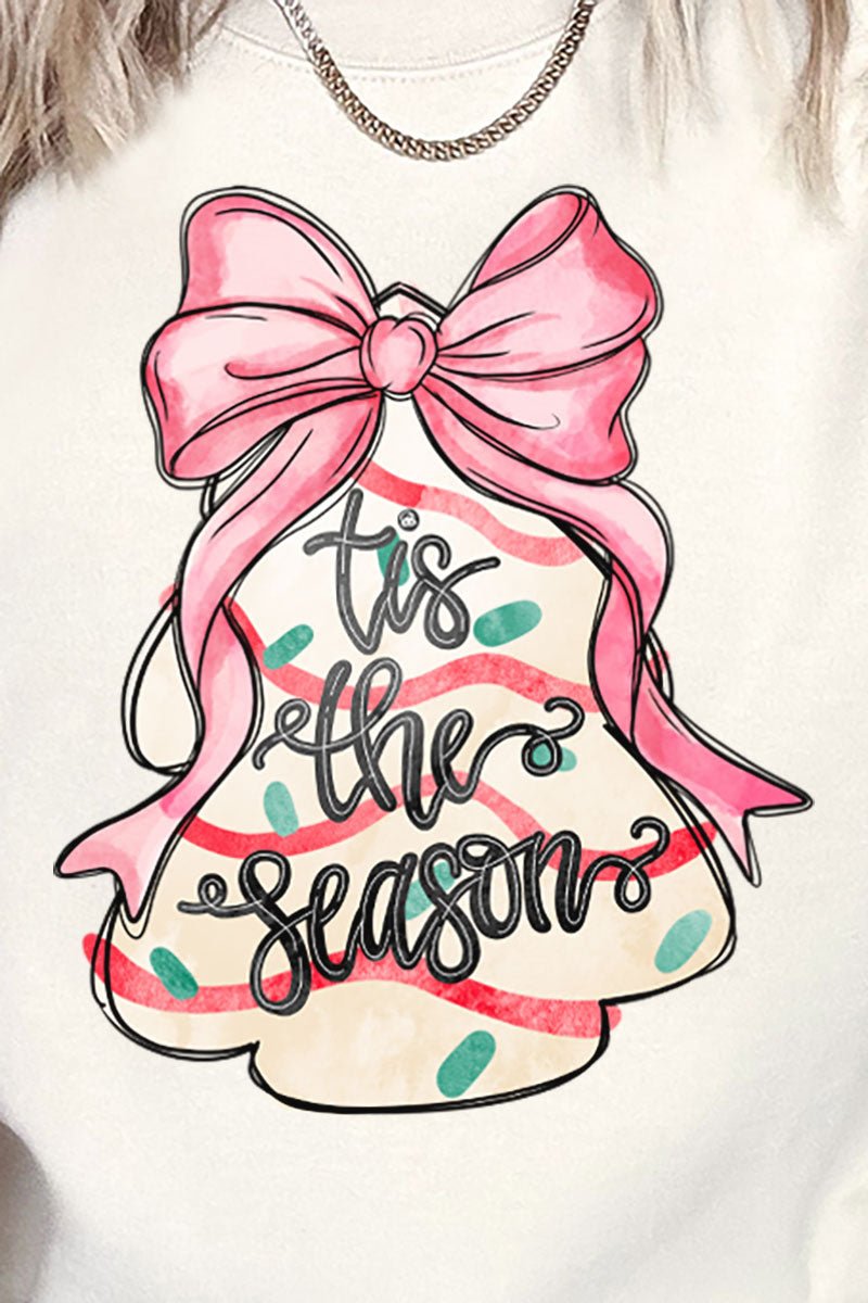 Tis The Season Christmas Cake Unisex NuBlend Crew Sweatshirt - Wholesale Accessory Market