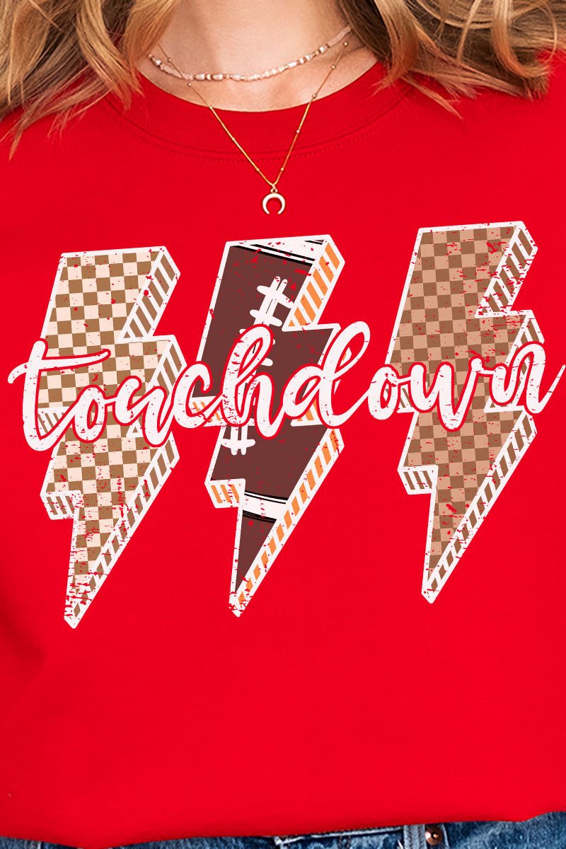 Touchdown Lightning Bolt Unisex NuBlend Crew Sweatshirt - Wholesale Accessory Market