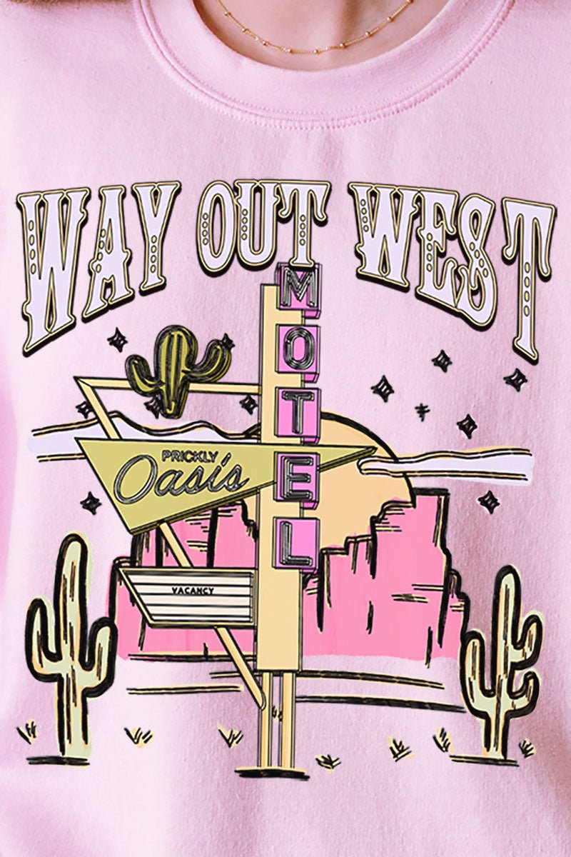 Way Out West Motel Unisex NuBlend Crew Sweatshirt - Wholesale Accessory Market