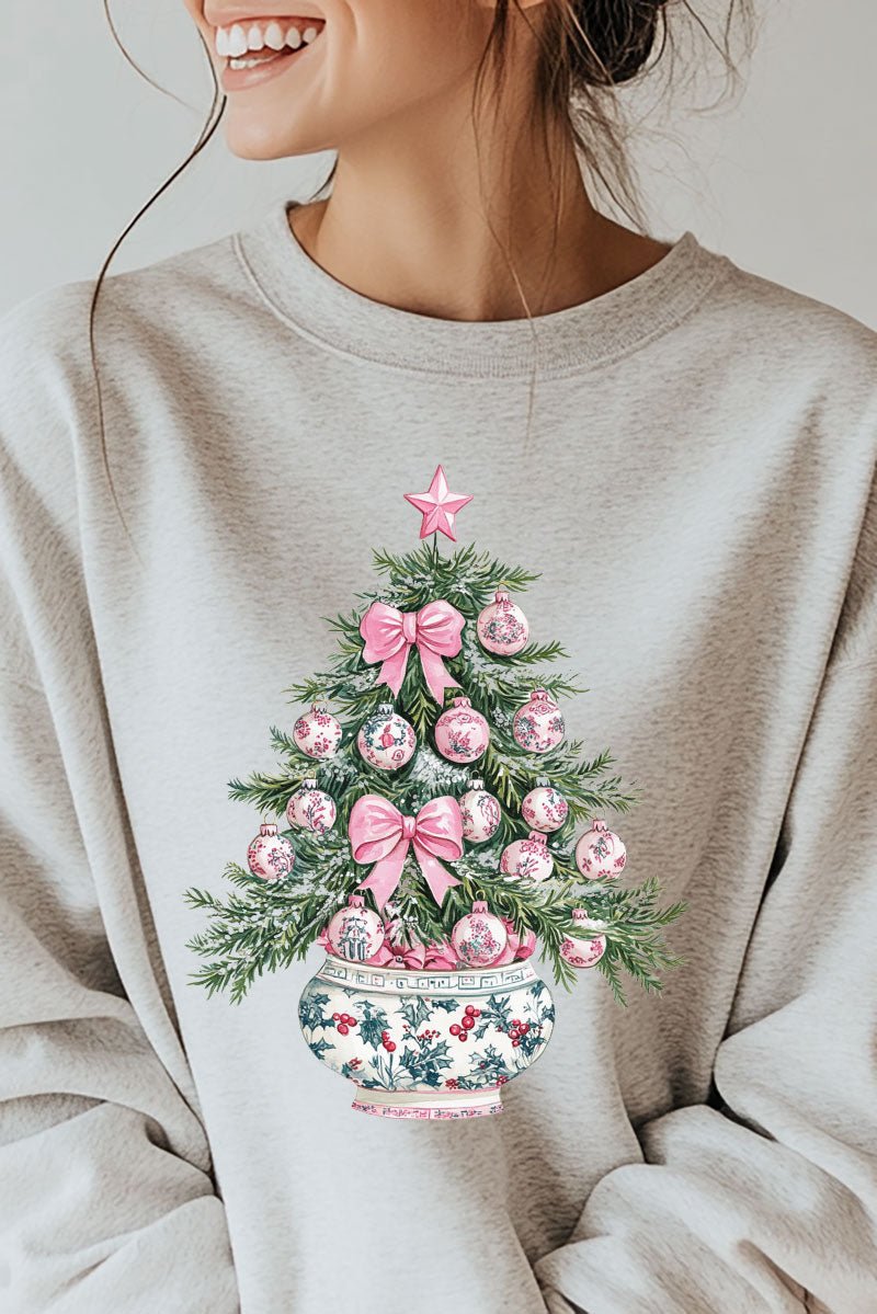 Whimsy Chinoiserie Tree Unisex NuBlend Crew Sweatshirt - Wholesale Accessory Market