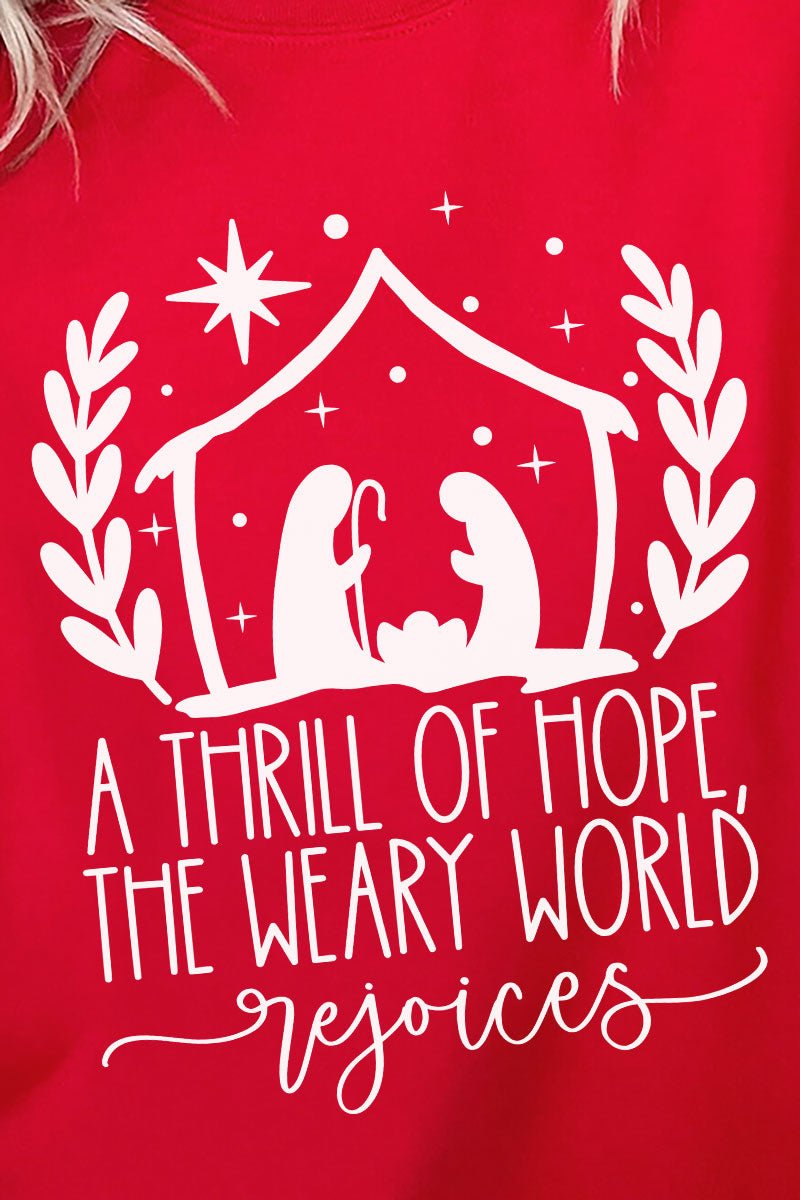 Thrill Of Hope Nativity Unisex NuBlend Crew Sweatshirt - Wholesale Accessory Market