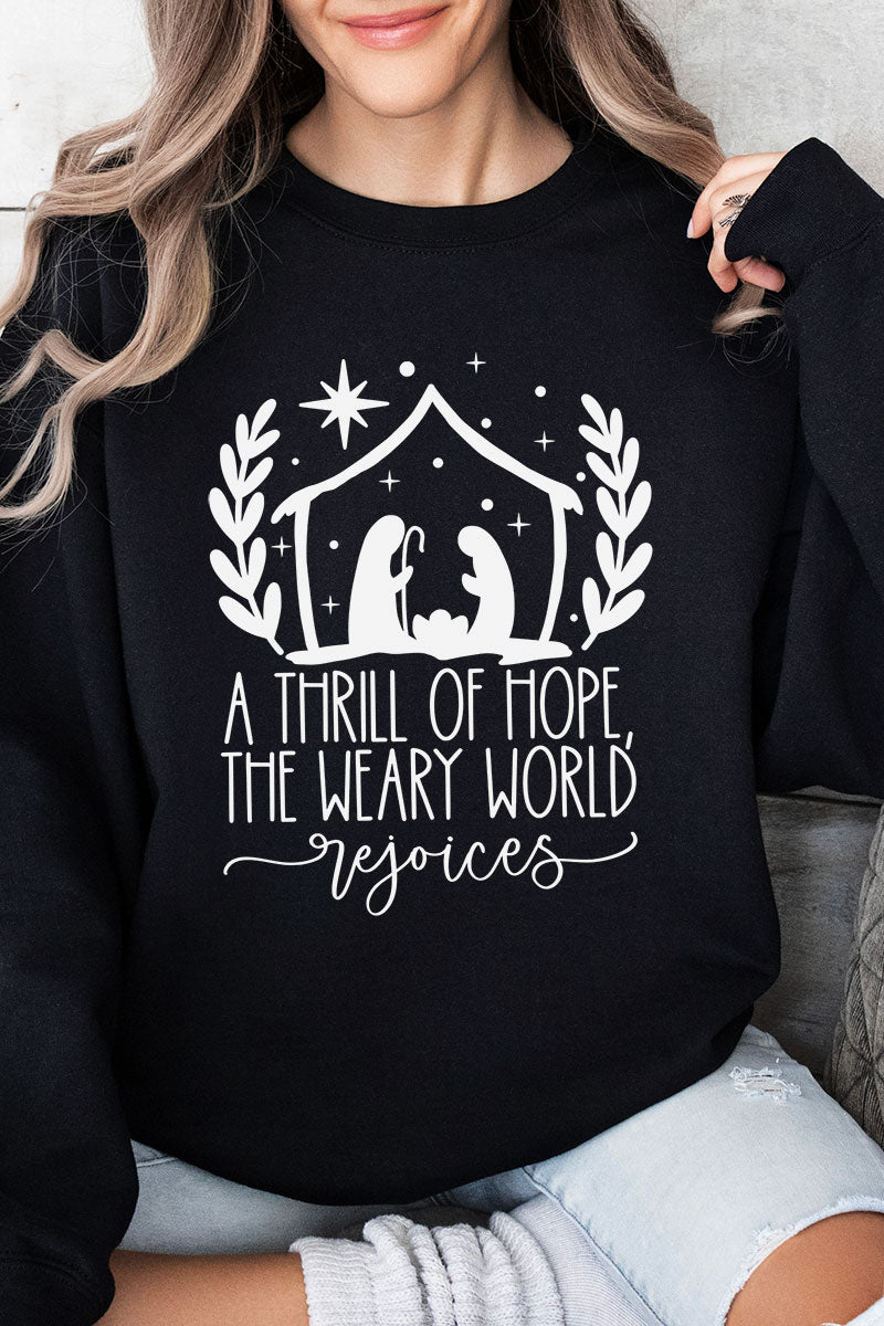 Thrill Of Hope Nativity Unisex NuBlend Crew Sweatshirt - Wholesale Accessory Market