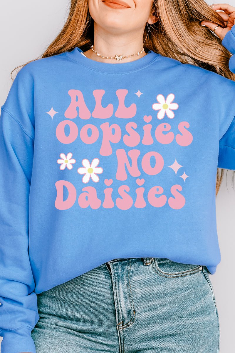 All Oopsies No Daisies Unisex NuBlend Crew Sweatshirt - Wholesale Accessory Market