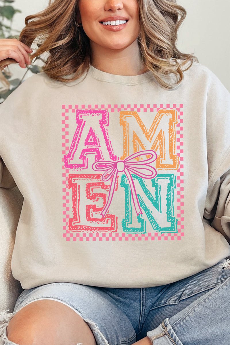 Amen Embossed Sweatshirt