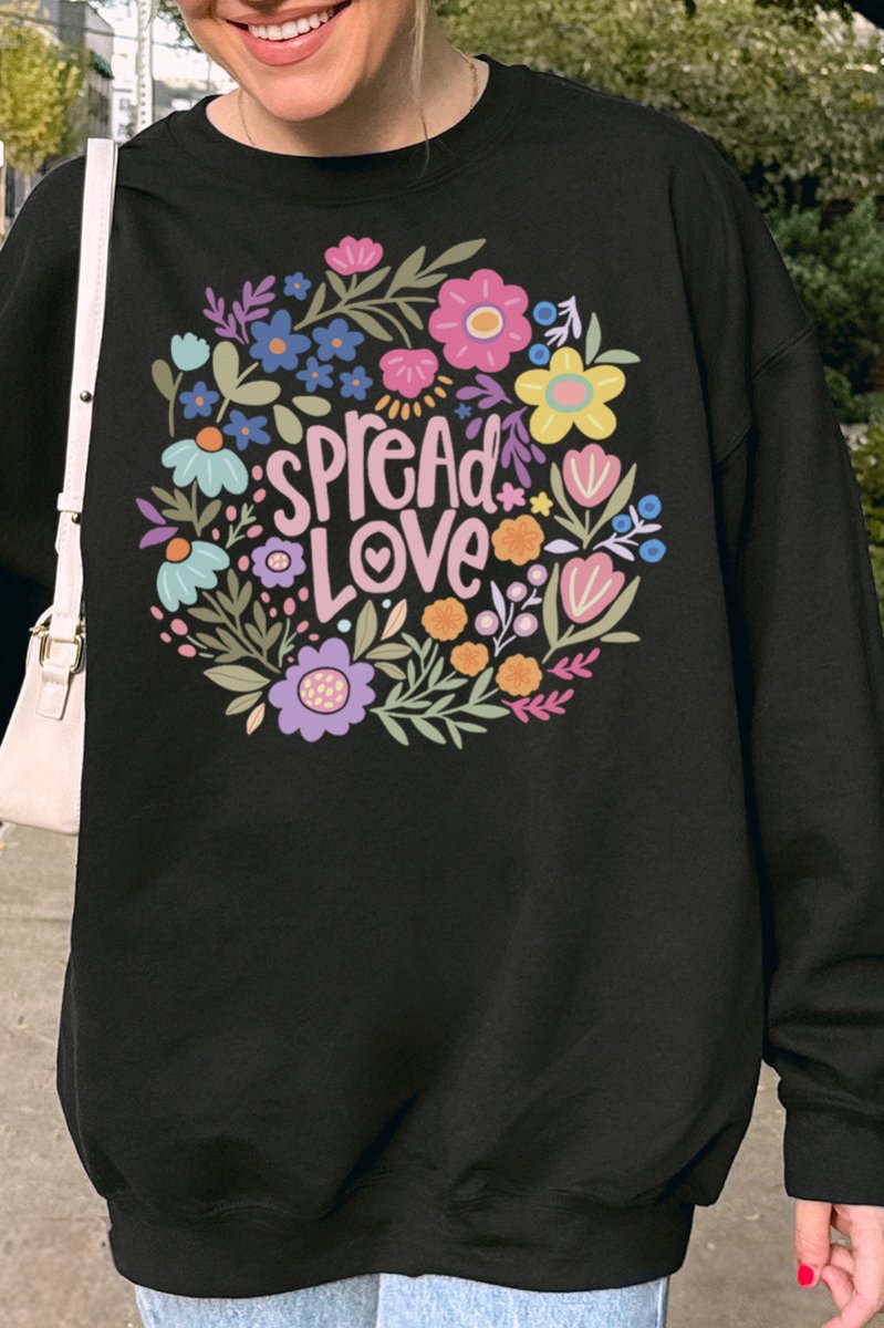 Blooming Love Unisex NuBlend Crew Sweatshirt - Wholesale Accessory Market