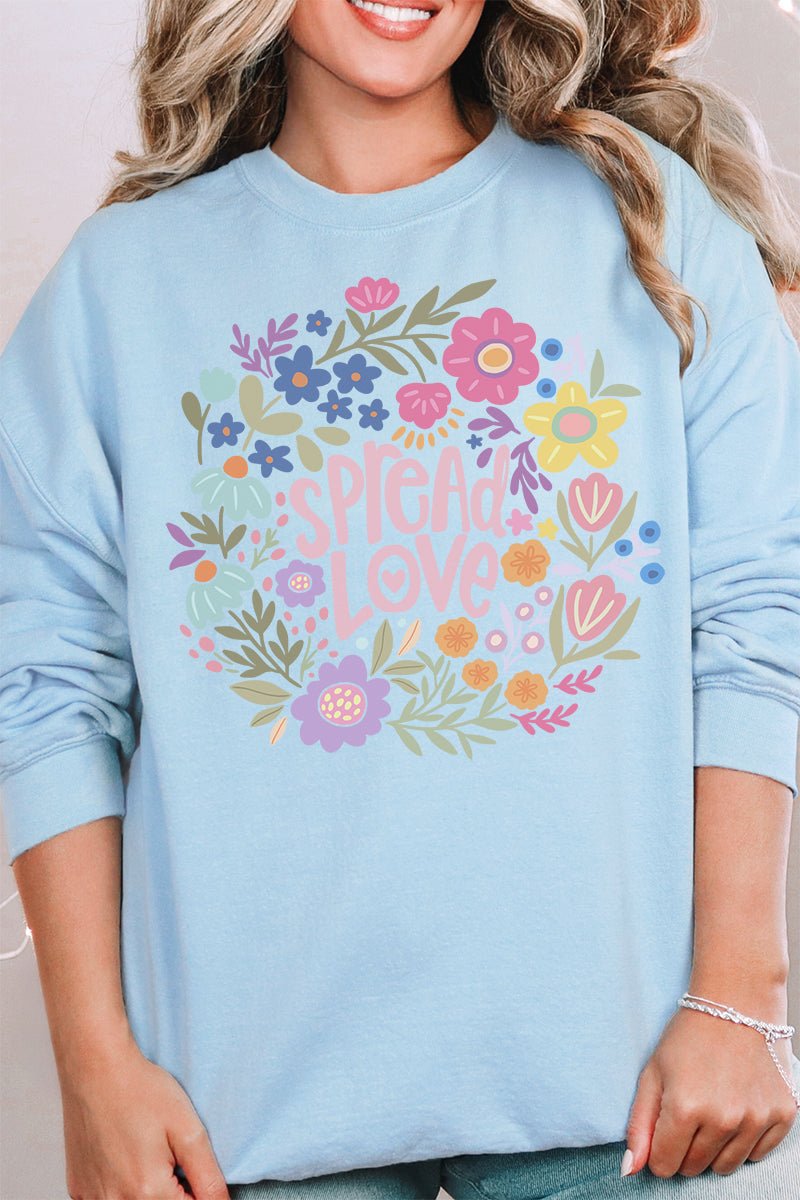 Blooming Love Unisex NuBlend Crew Sweatshirt - Wholesale Accessory Market
