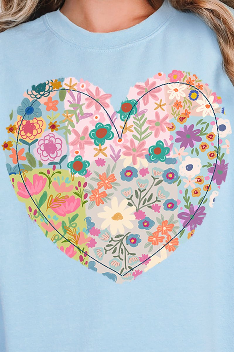 Boho Floral Heart Unisex NuBlend Crew Sweatshirt - Wholesale Accessory Market