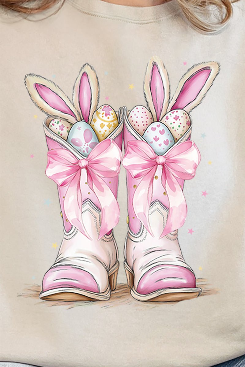 Bunny Bow Boots Unisex NuBlend Crew Sweatshirt - Wholesale Accessory Market