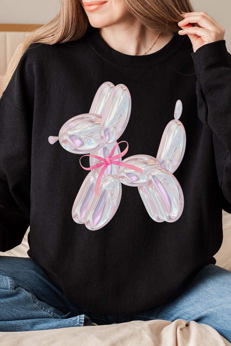 Coquette Balloon Dog Unisex NuBlend Crew Sweatshirt - Wholesale Accessory Market