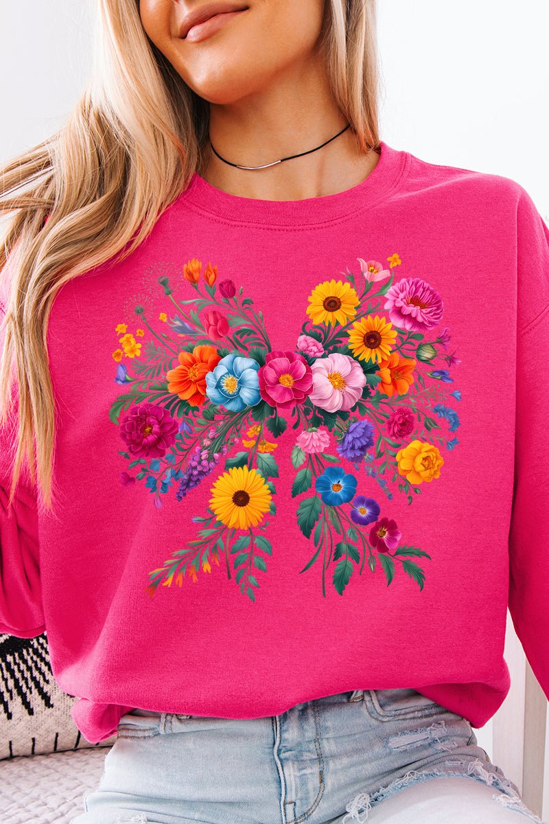 Coquette Wildflowers Unisex NuBlend Crew Sweatshirt - Wholesale Accessory Market