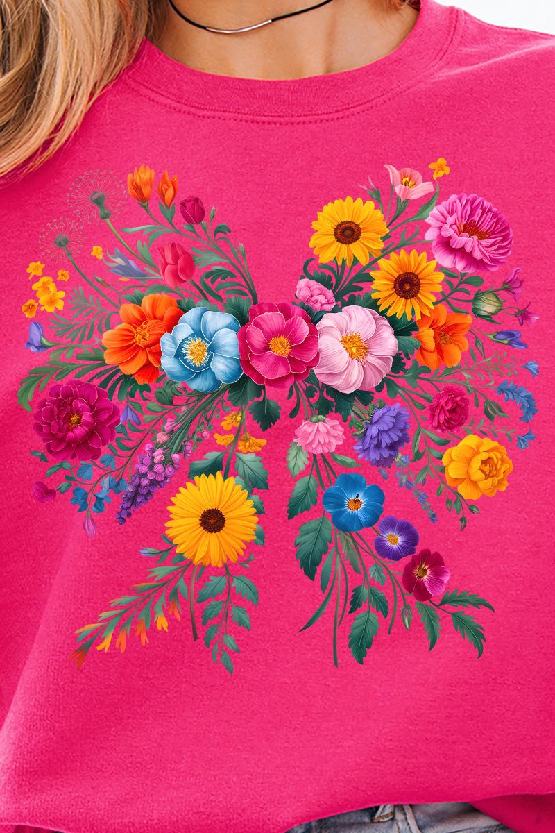 Coquette Wildflowers Unisex NuBlend Crew Sweatshirt - Wholesale Accessory Market