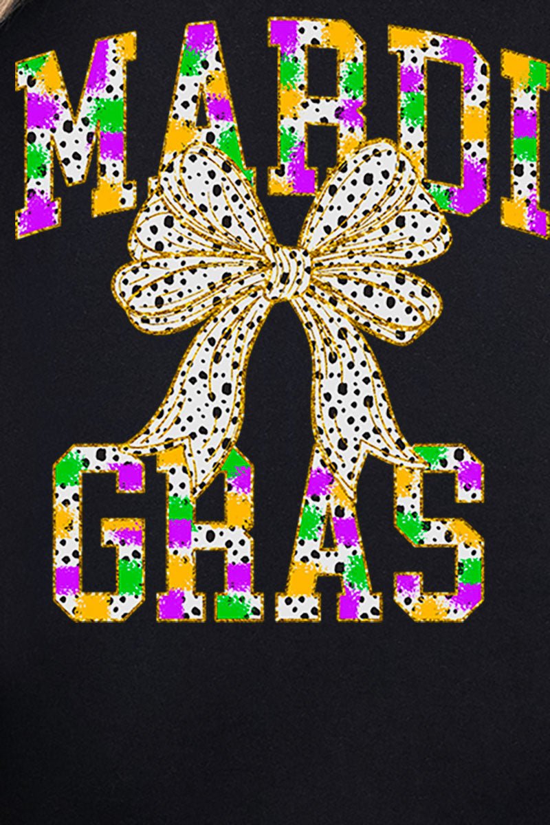 Glitzy Brushed Mardi Gras Unisex NuBlend Crew Sweatshirt - Wholesale Accessory Market