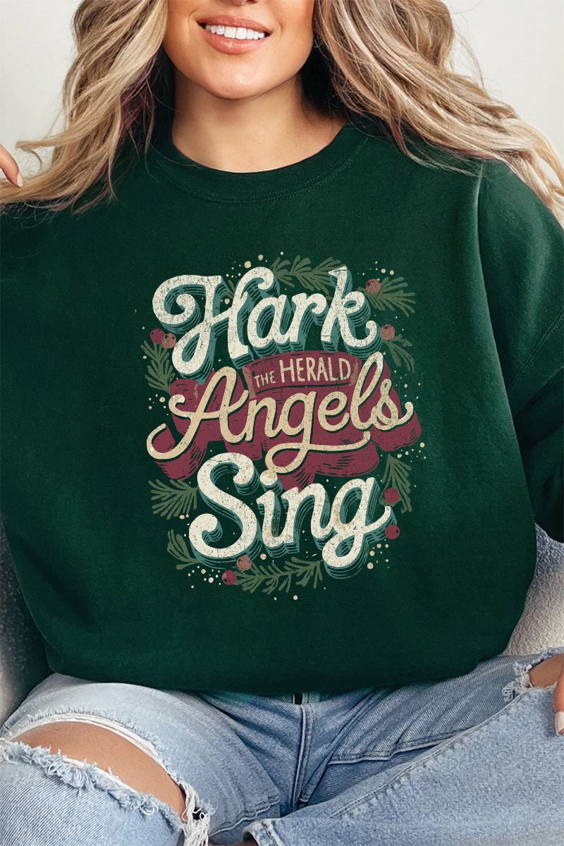 Hark The Herald Angels Sing Unisex NuBlend Crew Sweatshirt - Wholesale Accessory Market