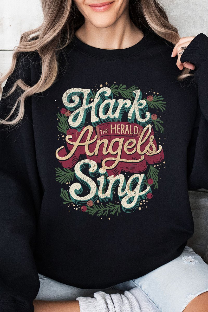Hark The Herald Angels Sing Unisex NuBlend Crew Sweatshirt - Wholesale Accessory Market