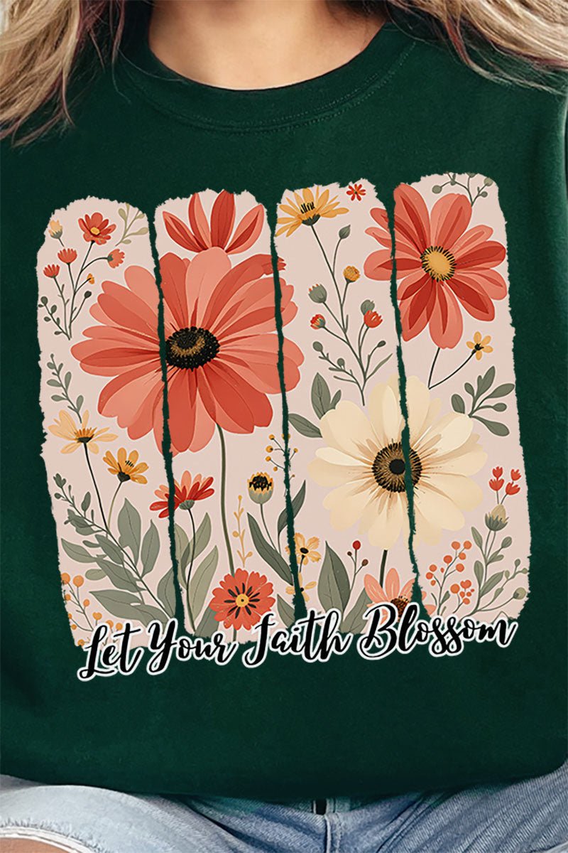 Let Your Faith Blossom Unisex NuBlend Crew Sweatshirt - Wholesale Accessory Market