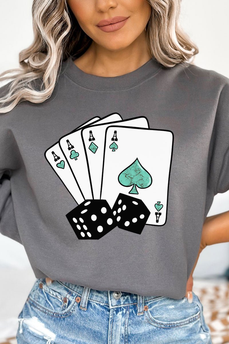 Deal Your Cards Unisex NuBlend Crew Sweatshirt - Wholesale Accessory Market