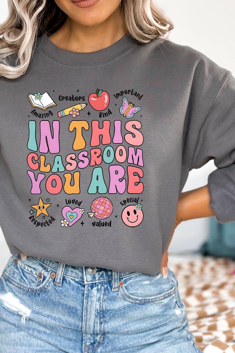 In The Classroom Unisex NuBlend Crew Sweatshirt - Wholesale Accessory Market