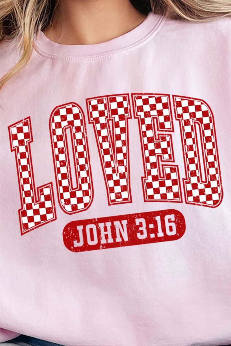 Checkered Love Unisex NuBlend Crew Sweatshirt - Wholesale Accessory Market