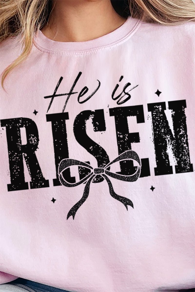 He Is Risen Coquette Unisex NuBlend Crew Sweatshirt - Wholesale Accessory Market