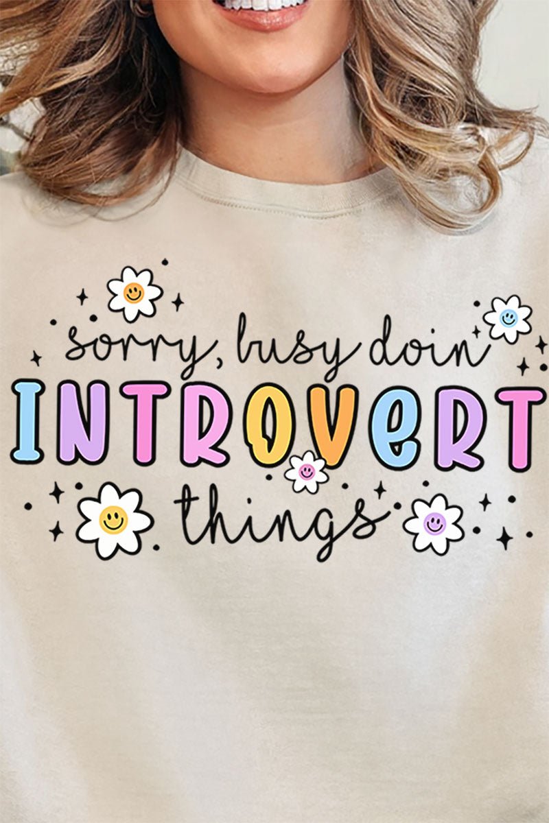 Doin' Introvert Things Unisex NuBlend Crew Sweatshirt - Wholesale Accessory Market