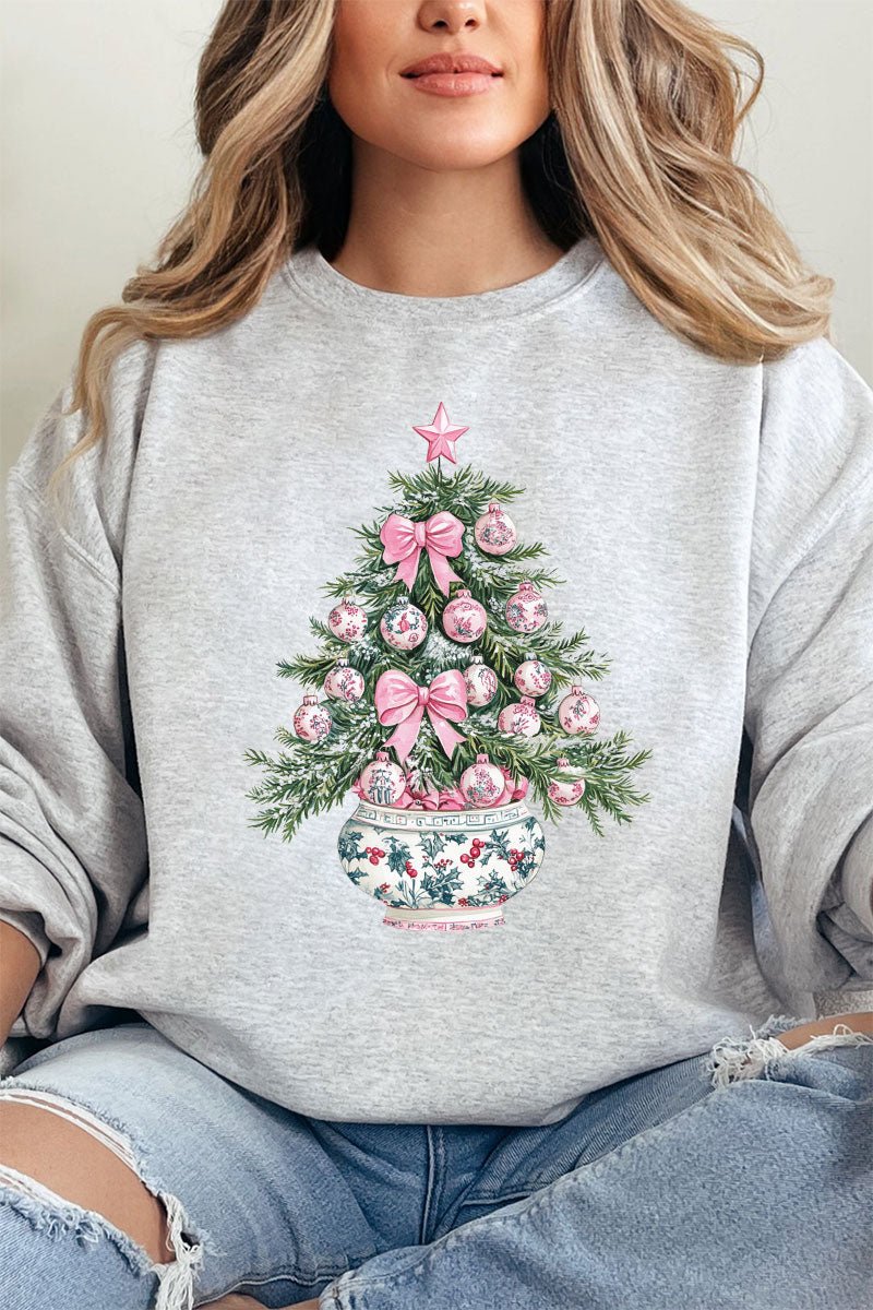 Whimsy Chinoiserie Tree Unisex NuBlend Crew Sweatshirt - Wholesale Accessory Market