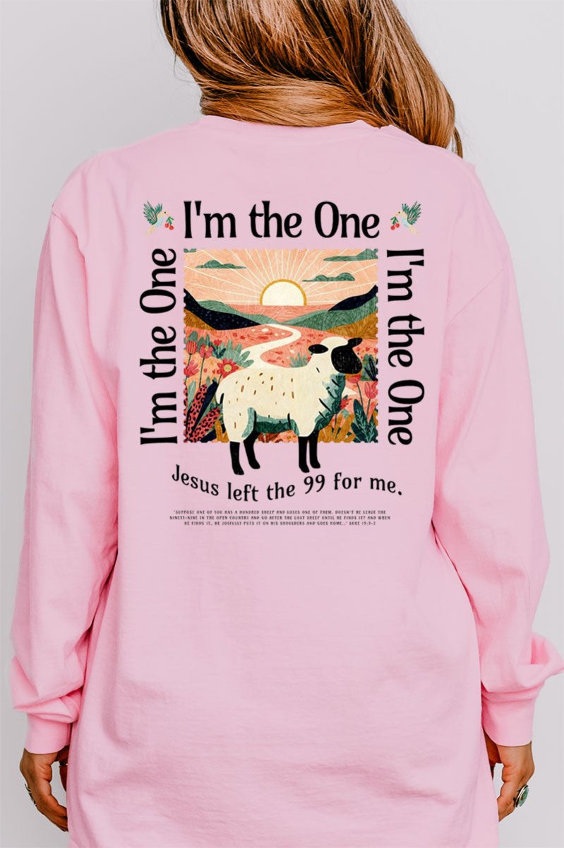 I'm The One Front & Back Design Comfort Colors Heavyweight Long T-Shirt - Wholesale Accessory Market