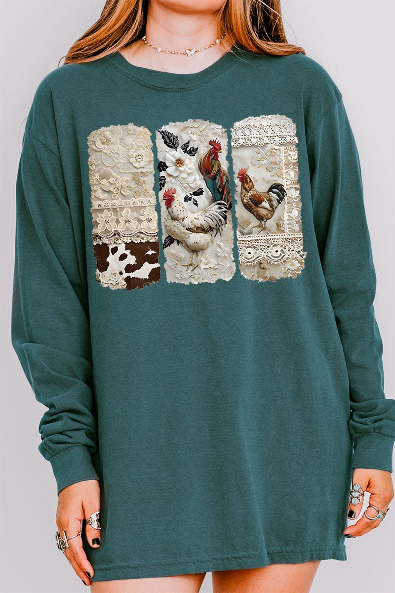 Chic 'n Lace Comfort Colors Heavyweight Long Sleeve T-Shirt - Wholesale Accessory Market