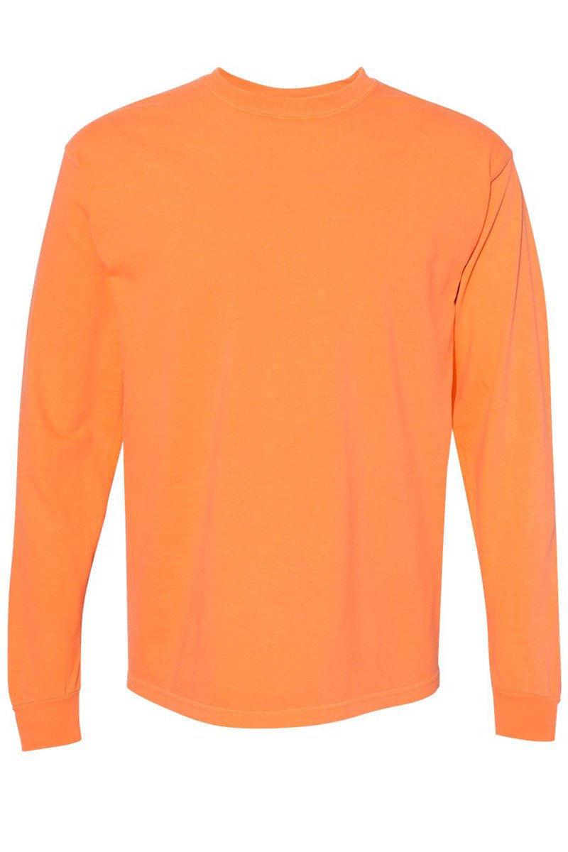 Retro Spooky Season Front & Back Design Comfort Colors Heavyweight Long T-Shirt - Wholesale Accessory Market