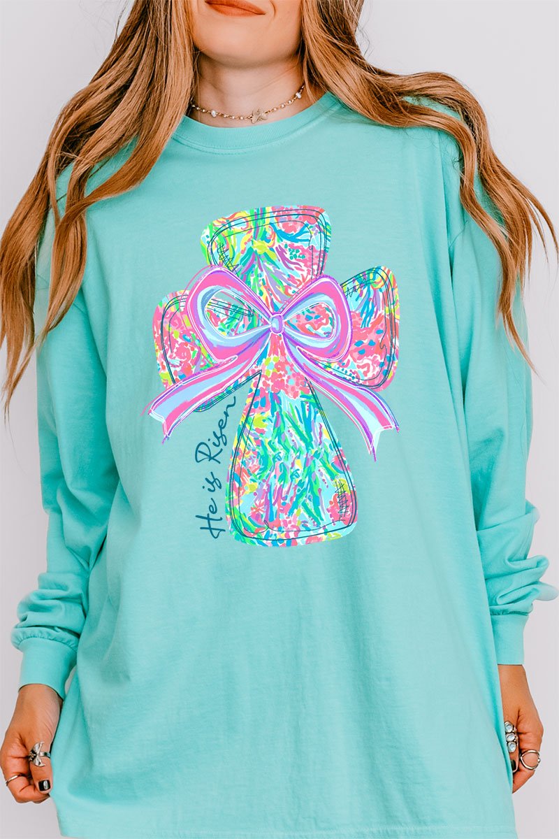 Faith & Frills Comfort Colors Heavyweight Long Sleeve T-Shirt - Wholesale Accessory Market