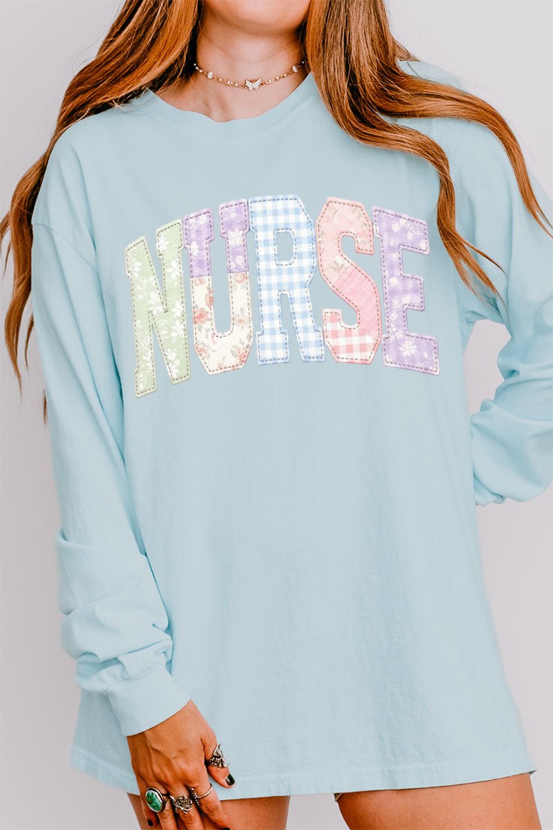 Soft Stitch Nurse Comfort Colors Heavyweight Long T-Shirt - Wholesale Accessory Market