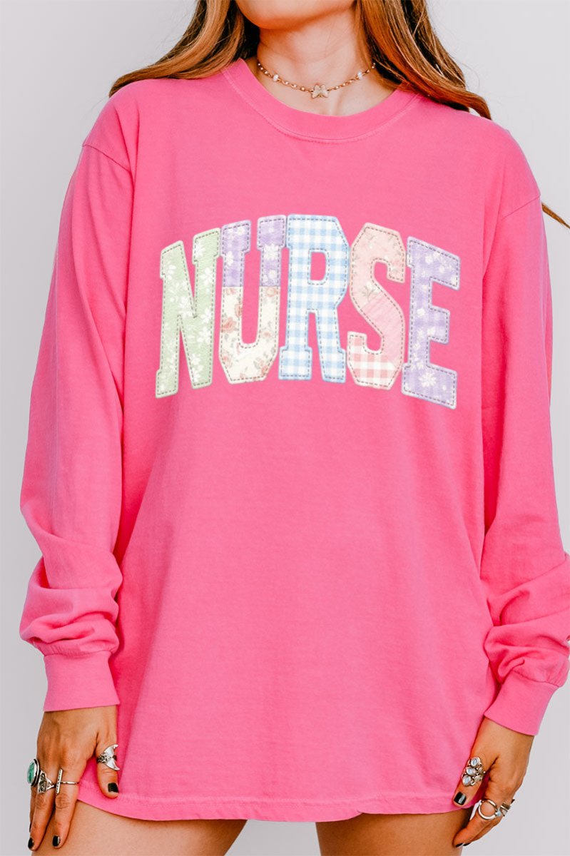 Soft Stitch Nurse Comfort Colors Heavyweight Long T-Shirt - Wholesale Accessory Market