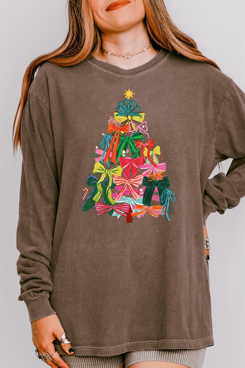 Ribbon On Top Comfort Colors Heavyweight Long Sleeve T-Shirt - Wholesale Accessory Market