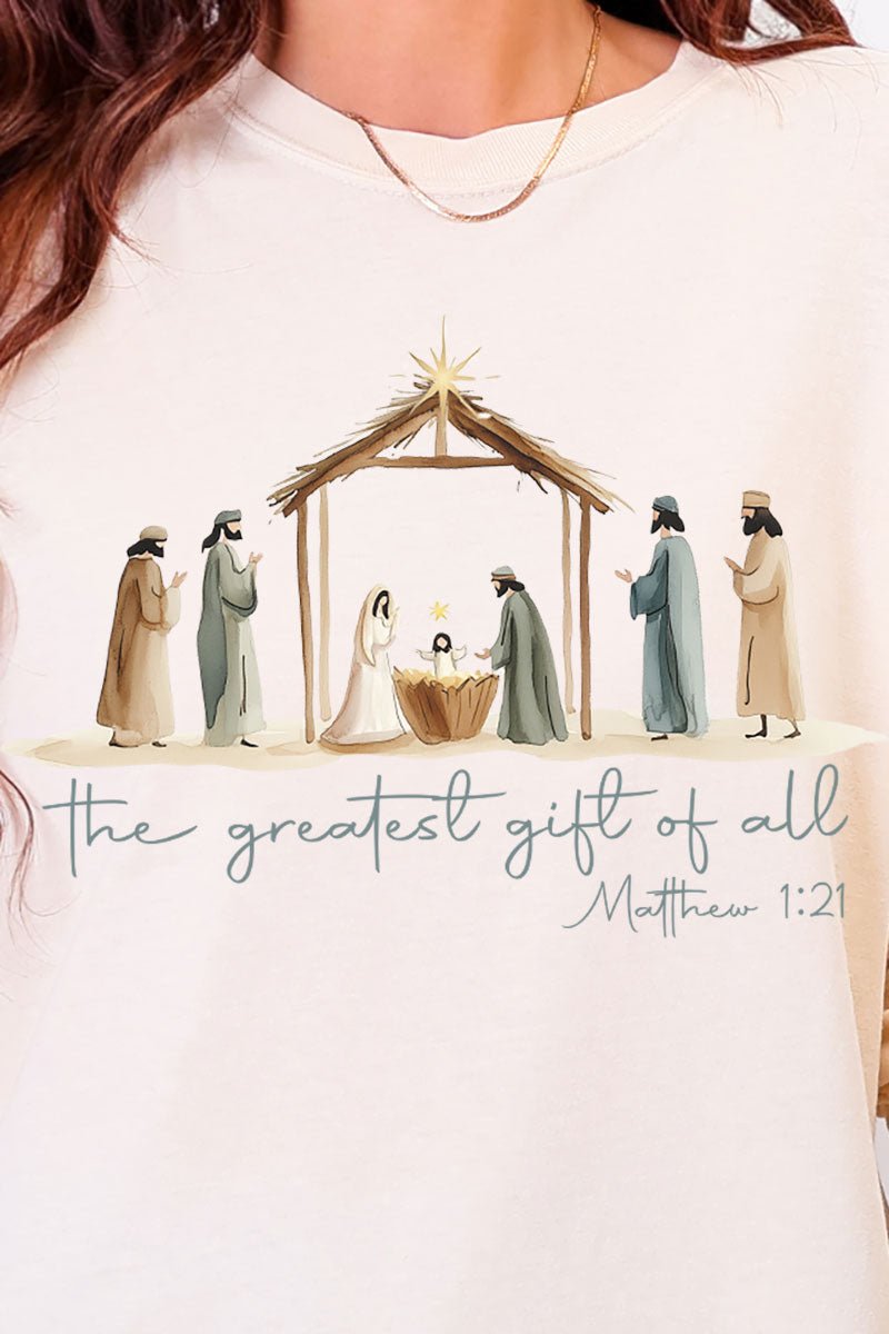 Precious Greatest Gift Of All Comfort Colors Heavyweight Long Sleeve T-Shirt - Wholesale Accessory Market