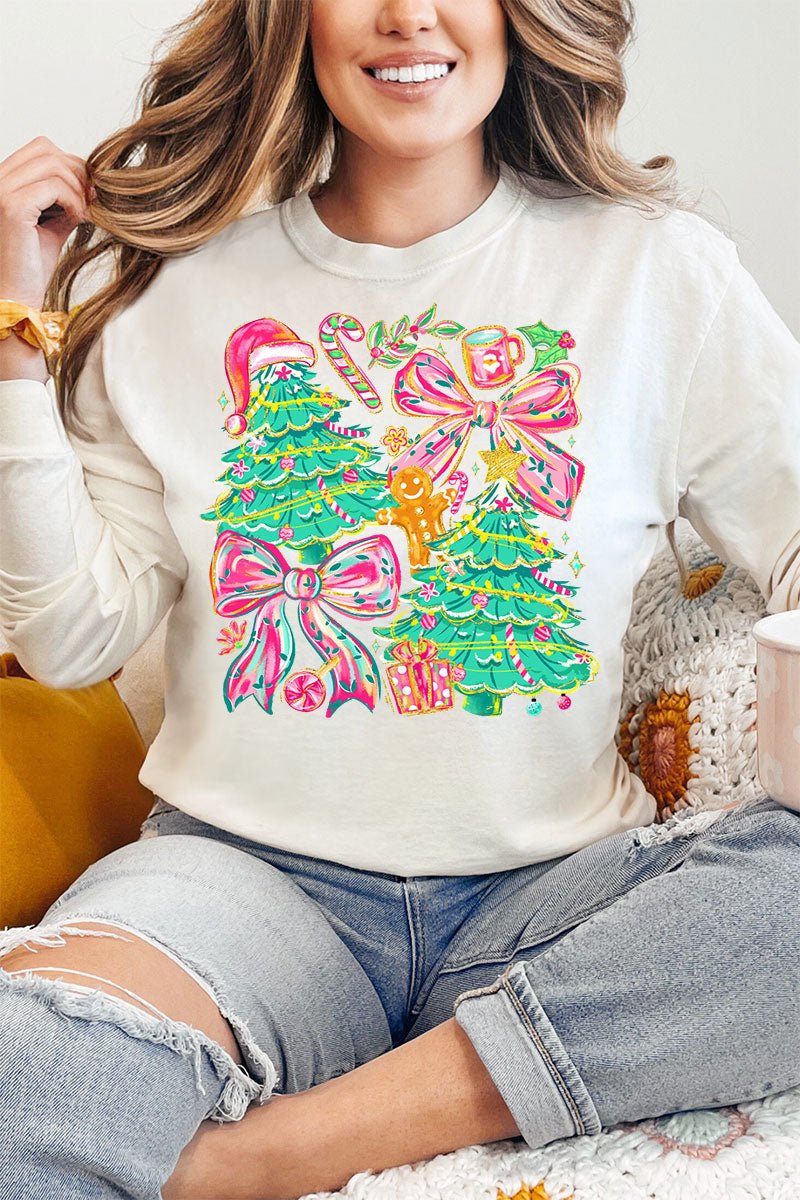 Sugarplum Magic Comfort Colors Heavyweight Long Sleeve T-Shirt - Wholesale Accessory Market