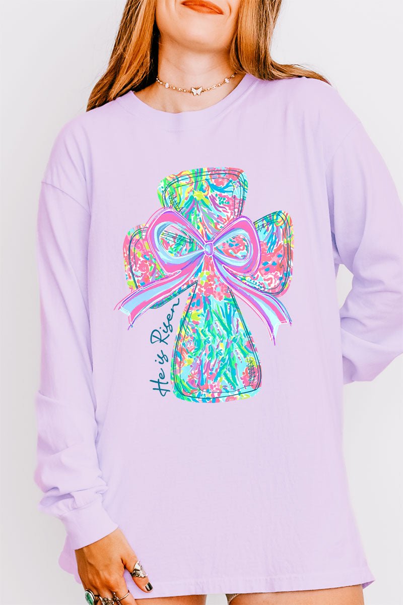 Faith & Frills Comfort Colors Heavyweight Long Sleeve T-Shirt - Wholesale Accessory Market