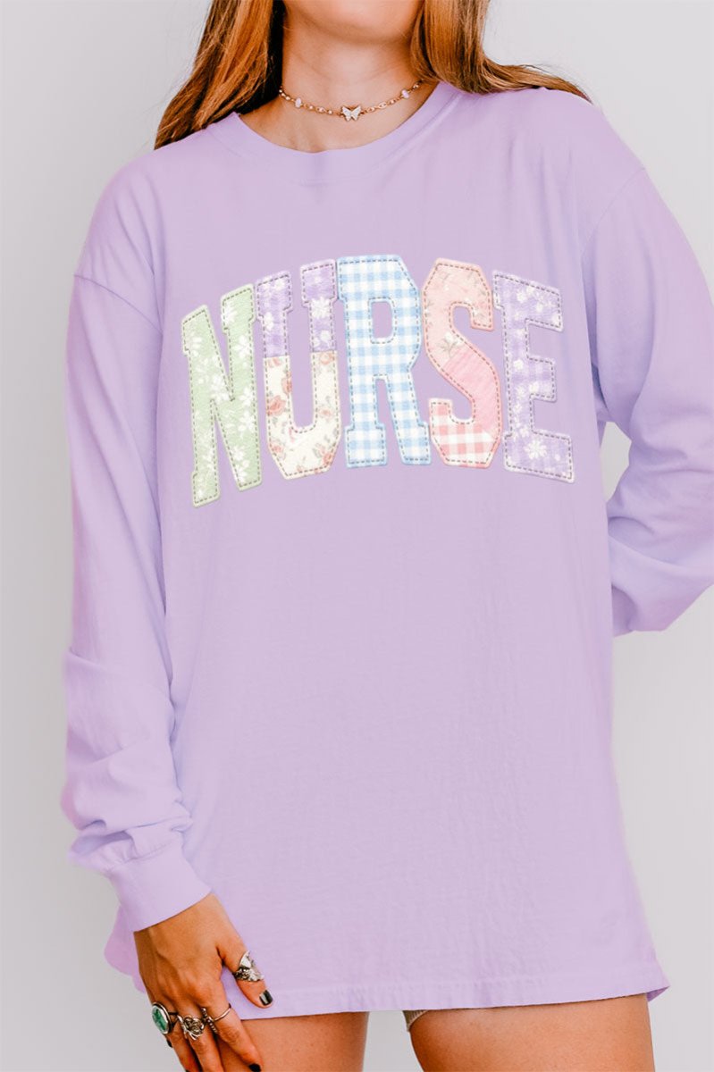 Soft Stitch Nurse Comfort Colors Heavyweight Long T-Shirt - Wholesale Accessory Market