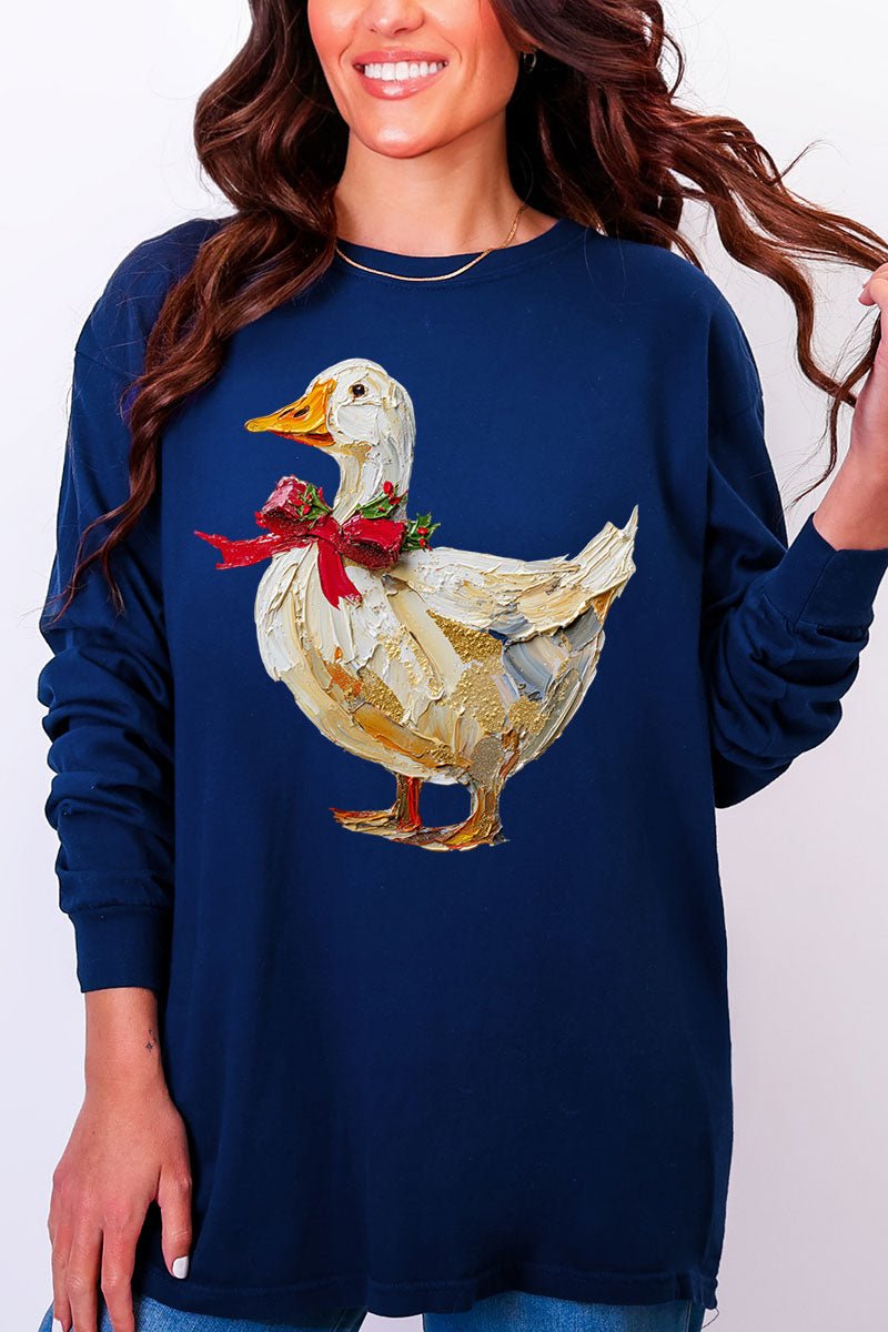 The Painted Goose Coquette Comfort Colors Heavyweight Long Sleeve T-Shirt - Wholesale Accessory Market