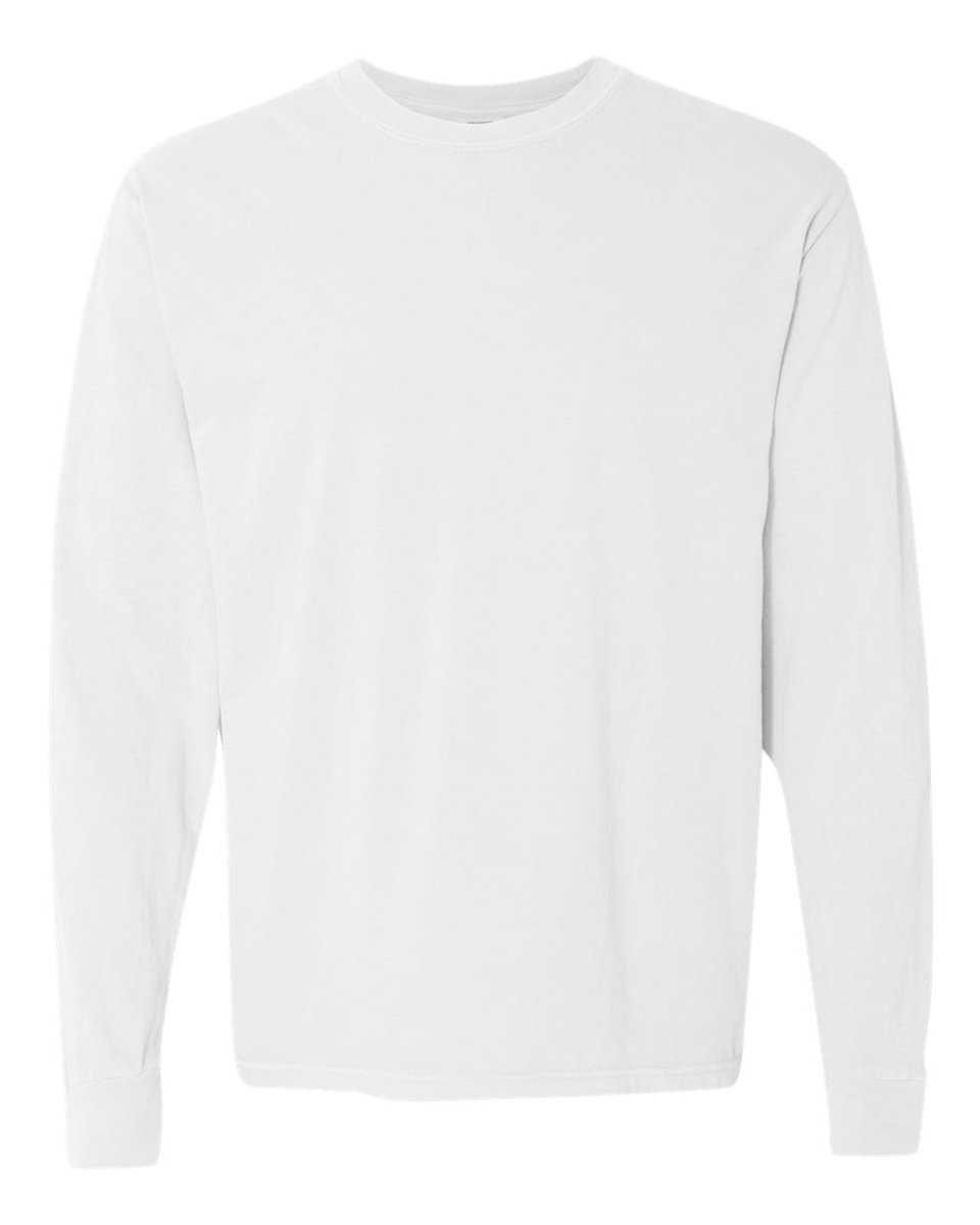 Groovy Merry Christmas Front & Back Design Comfort Colors Heavyweight Long T-Shirt - Wholesale Accessory Market
