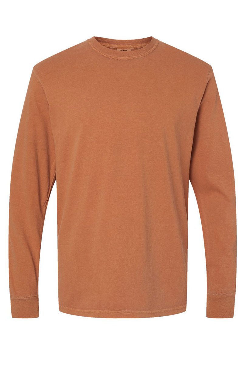 Retro Spooky Season Front & Back Design Comfort Colors Heavyweight Long T-Shirt - Wholesale Accessory Market